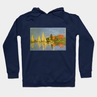 Regatta at Argenteuil by Claude Monet Hoodie